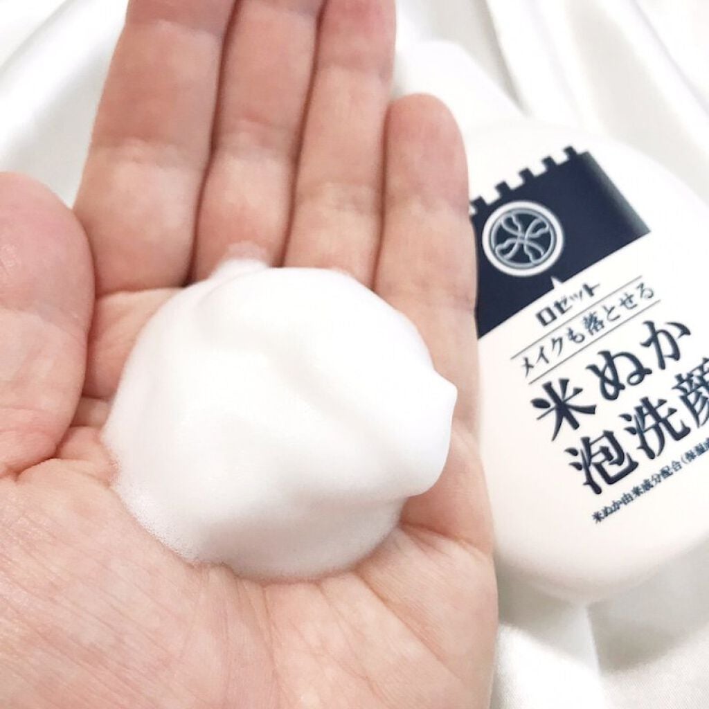 江戸こすめ メイクも落とせる米ぬか泡洗顔/ロゼット/泡洗顔を使ったクチコミ(4枚目)