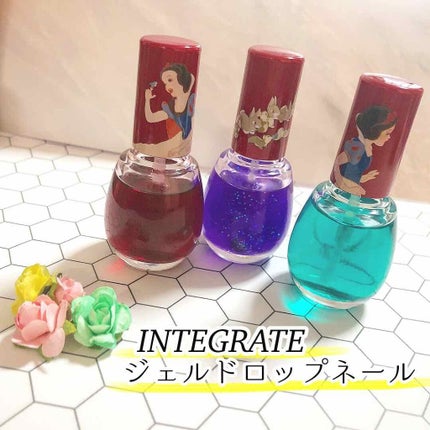 ジェルドロップネール/インテグレート/マニキュアを使ったクチコミ(1枚目)
