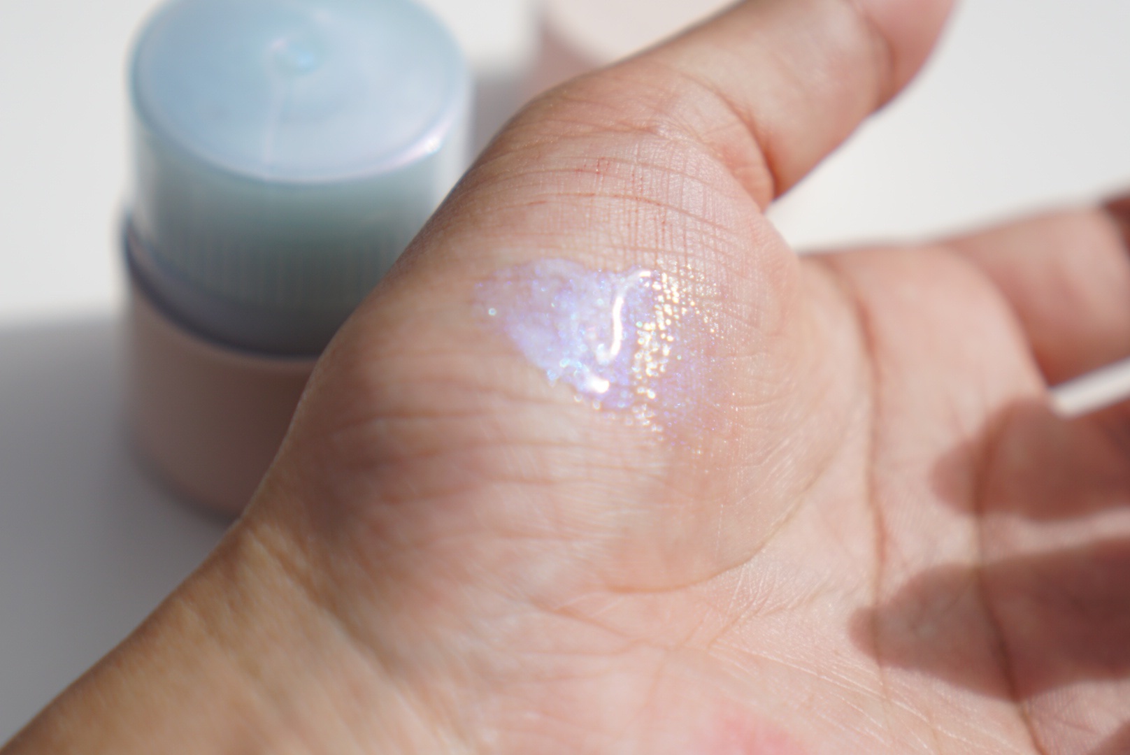 リップセリン 03 アイシーブルー/Glint/リップグロスを使ったクチコミ（3枚目）