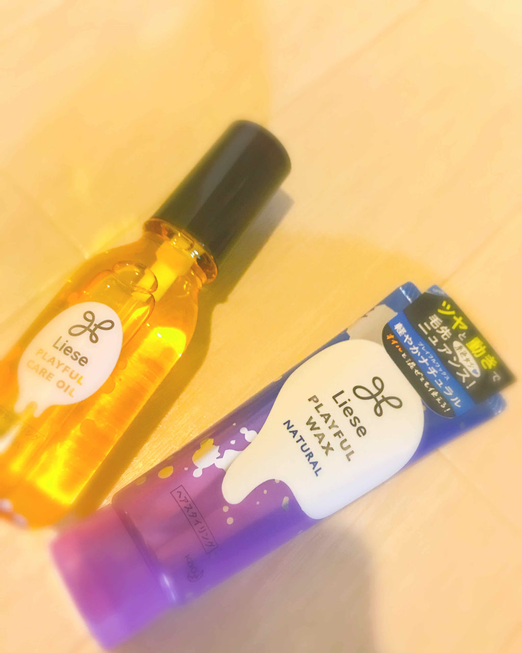 プレイフルケアオイル/リーゼ/ヘアオイルを使ったクチコミ（1枚目）