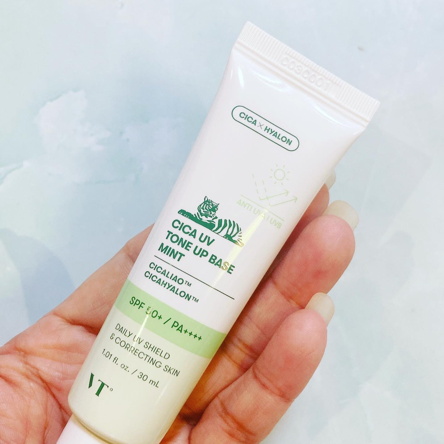 CICA UVトーンアップベース ミント/VT/化粧下地を使ったクチコミ（2枚目）