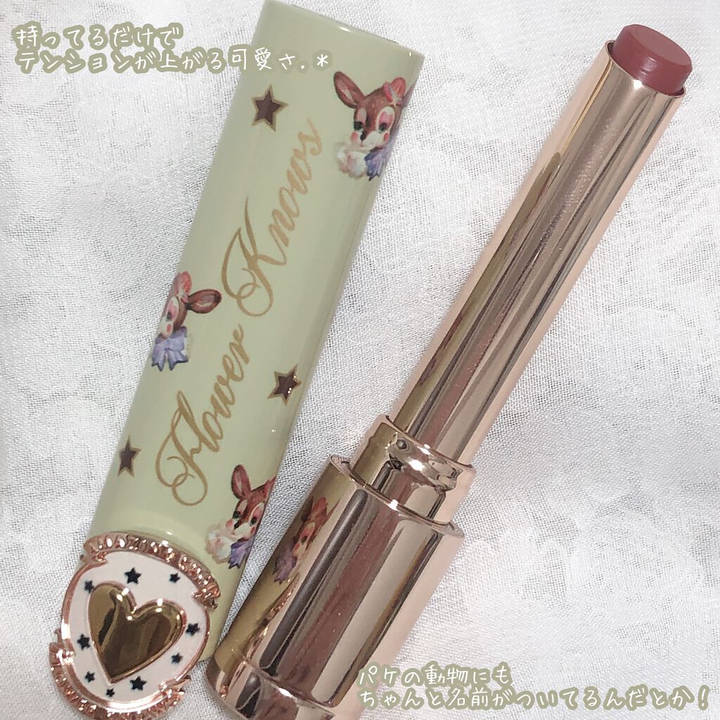 サーカスシリーズ グロッシーリップスティック  C05 Black Tea Jelly/FlowerKnows/口紅を使ったクチコミ（3枚目）