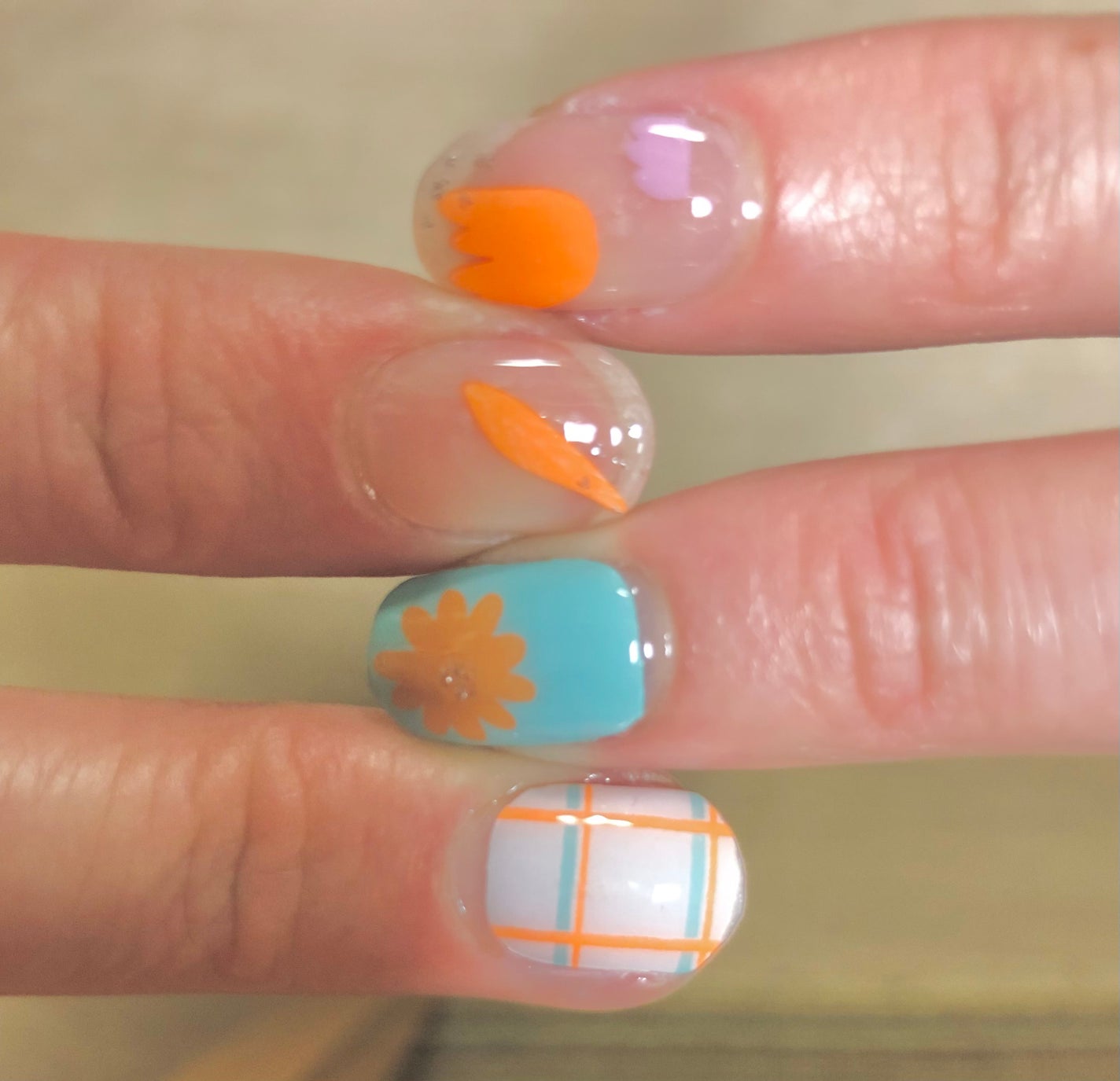 ジェルネイルシール(ハンド)/DAISO/ネイルシールを使ったクチコミ(2枚目)