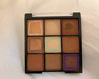 UR GLAM　BLOOMING EYE COLOR PALETTE/U R GLAM/パウダーアイシャドウを使ったクチコミ（2枚目）