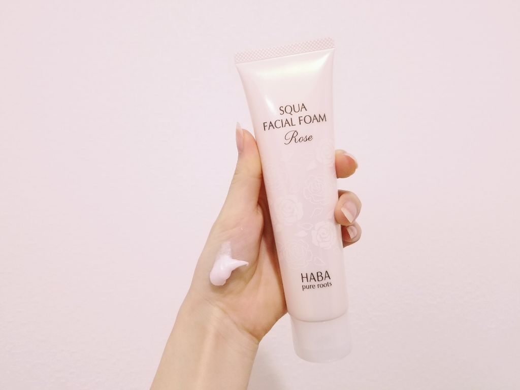 スクワフェイシャルフォーム(ローズ)/HABA/洗顔フォームを使ったクチコミ(1枚目)