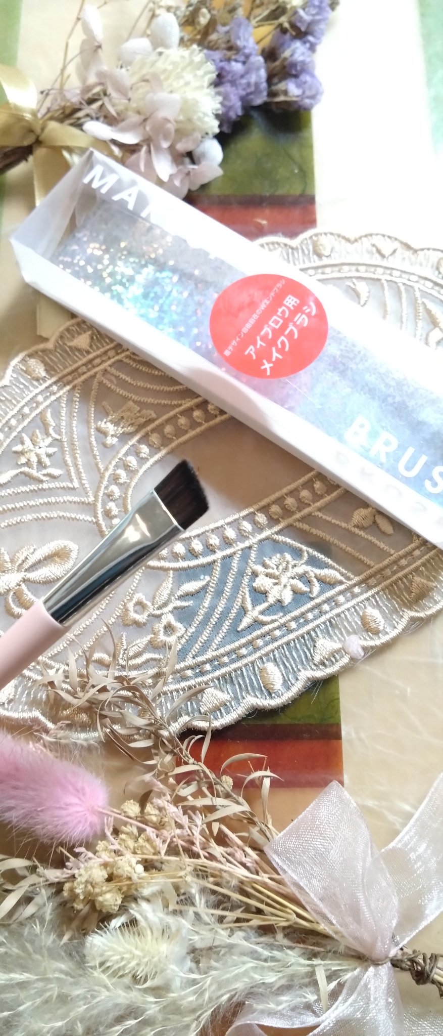 アイブロウ用メイクブラシ/Kirei&co./メイクブラシを使ったクチコミ（1枚目）