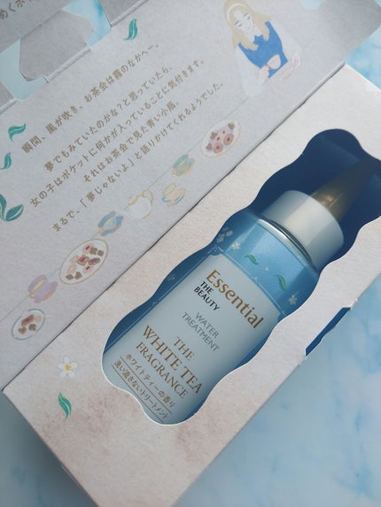 エッセンシャル ザビューティ 髪のキメ美容ウォータートリートメント ホワイトティーの香り/エッセンシャル/アウトバストリートメントを使ったクチコミ(4枚目)