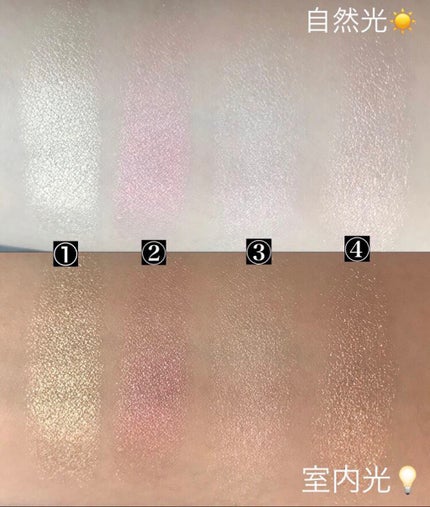 ディオール バックステージ フェイス グロウ パレット/Dior/ハイライトを使ったクチコミ(4枚目)