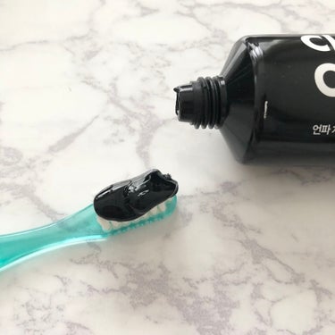 Cha Cha Charcoal Black Toothpaste/unpa/歯磨き粉を使ったクチコミ（2枚目）