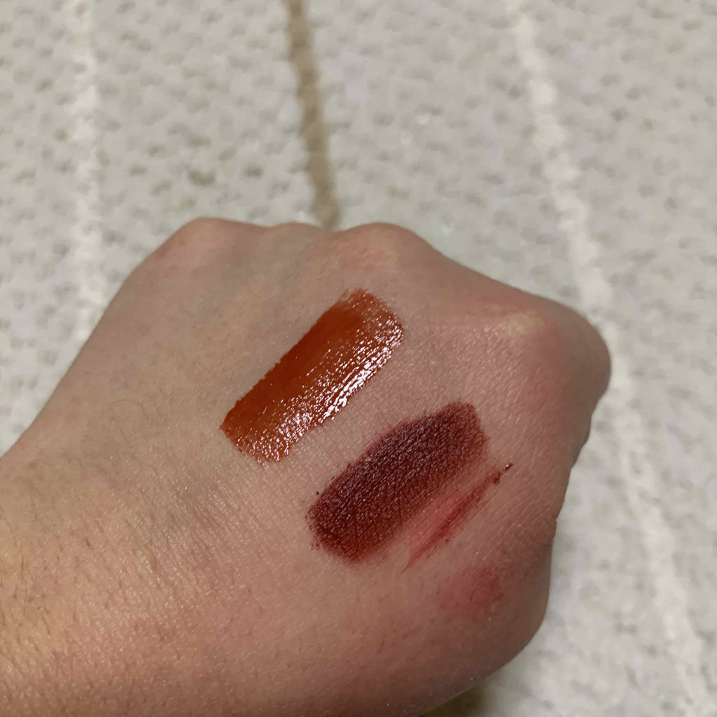 ジューシーラスティングティント/rom&nd/リップティントを使ったクチコミ（3枚目）