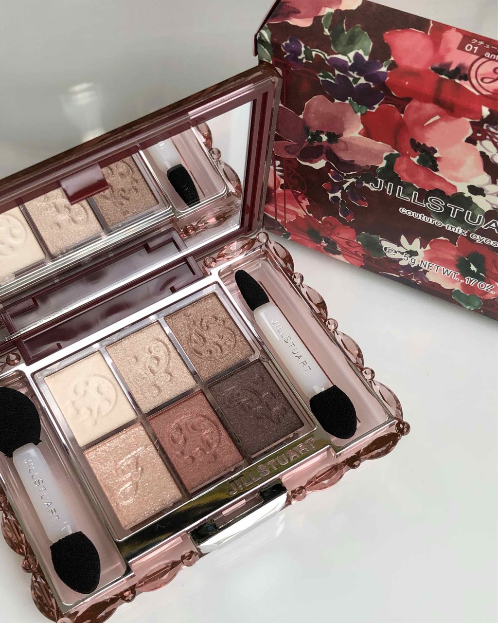 クチュールミックスアイズ 01 antique garnet/JILL STUART/アイシャドウパレットを使ったクチコミ（2枚目）