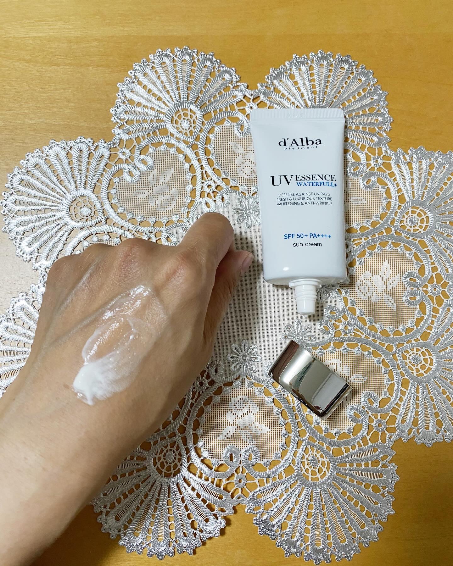 ダルバ ウォータフル エッセンス サンクリーム/ダルバ/日焼け止めクリームを使ったクチコミ（3枚目）