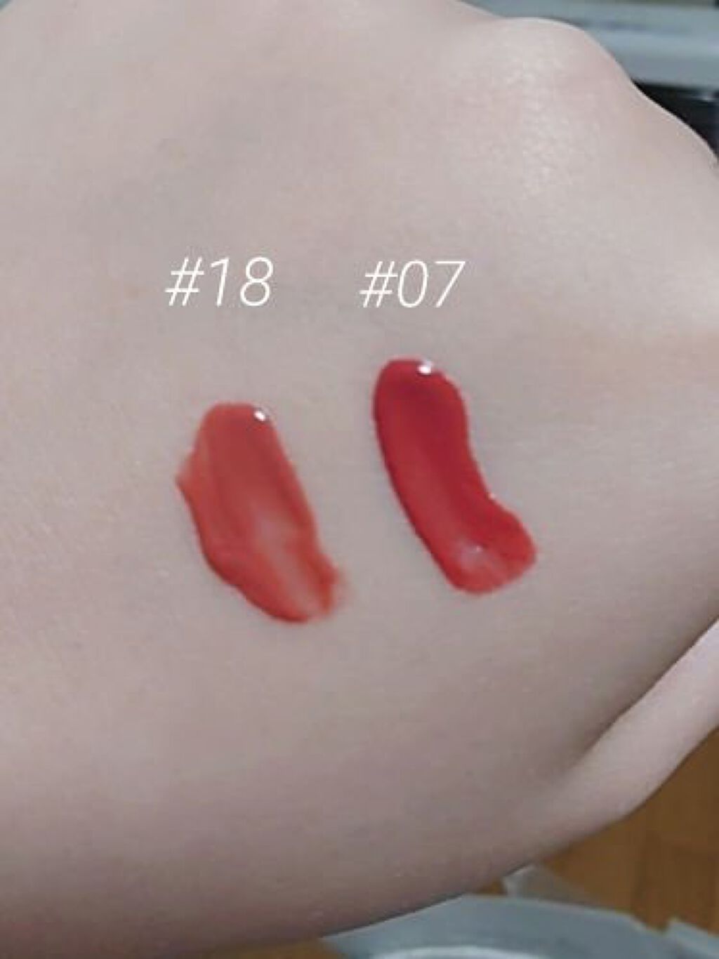 ジューシーラスティングティント/rom&nd/リップティントを使ったクチコミ（2枚目）