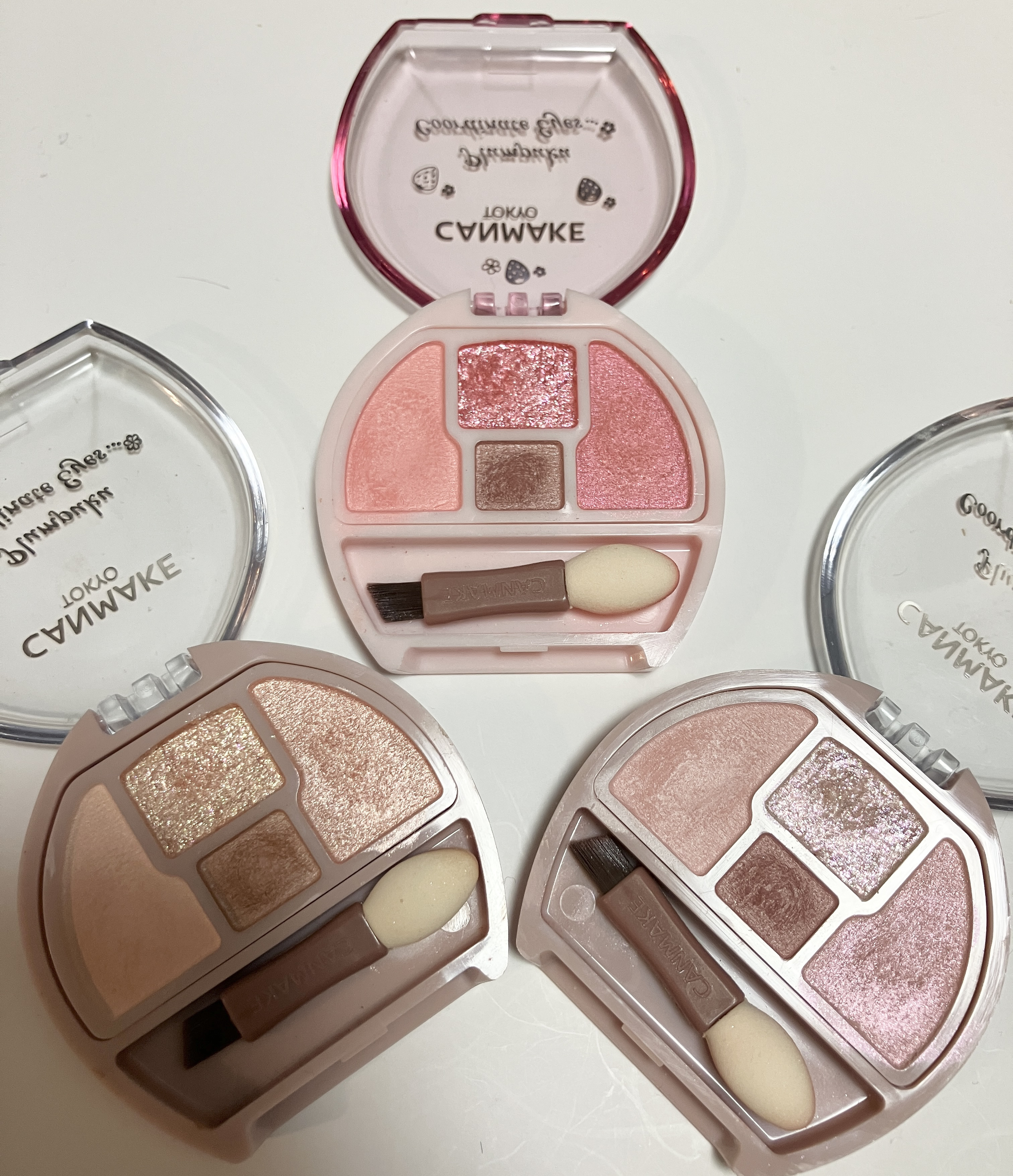 プランぷくコーデアイズ/キャンメイク/パウダーアイシャドウを使ったクチコミ（2枚目）