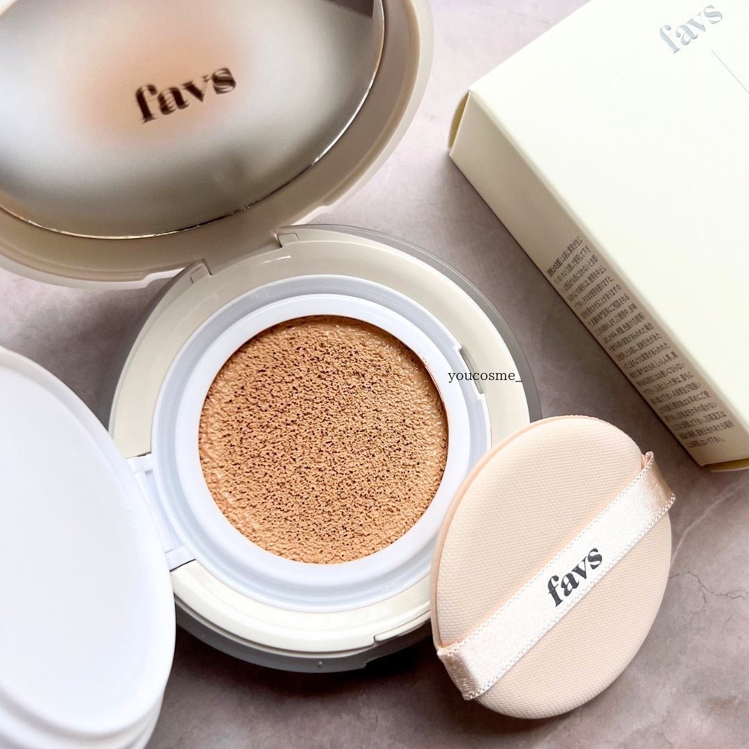 カーミンググロウアップクッションファンデーション/favs/リキッドファンデーションを使ったクチコミ(4枚目)