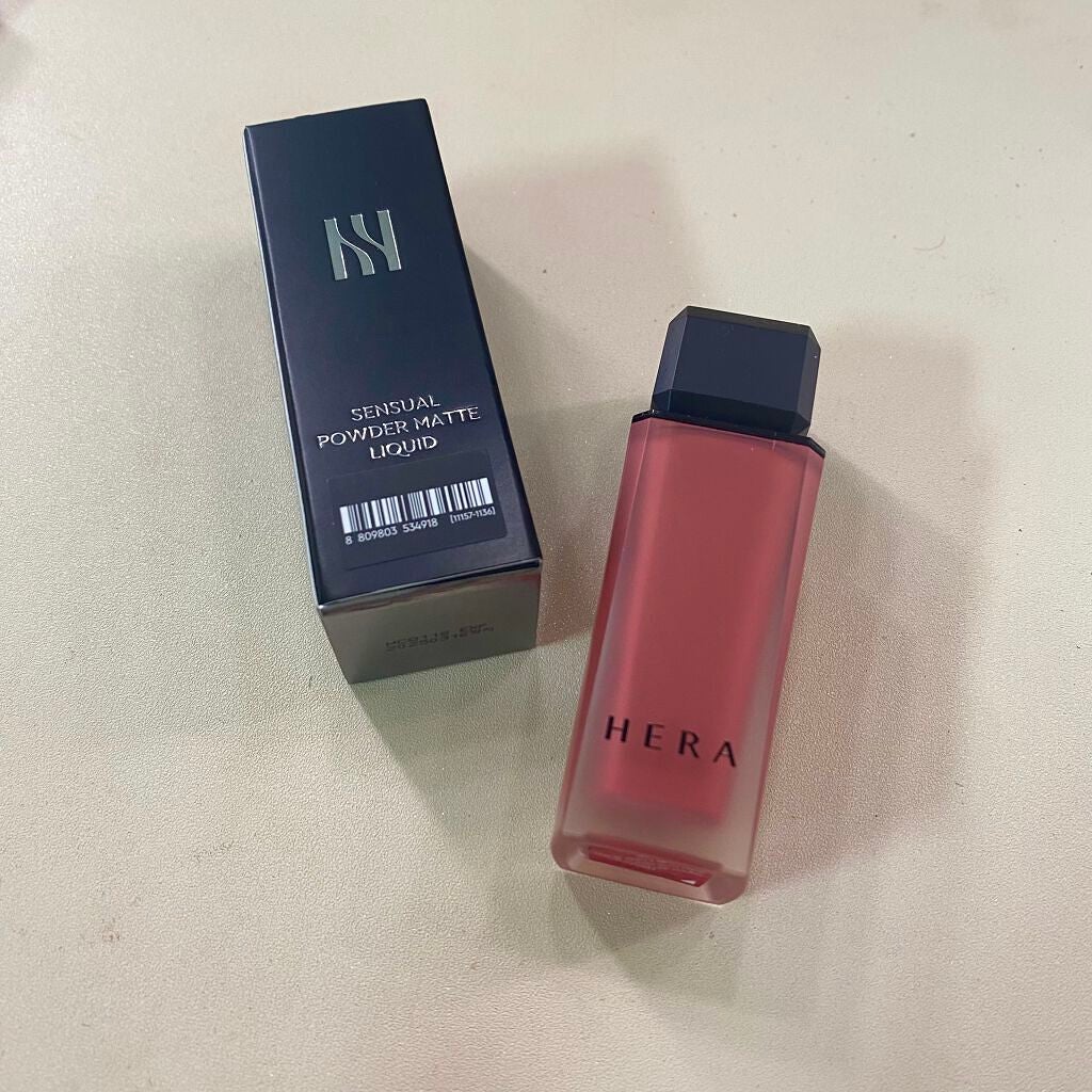 センシュアルパウダーマットリキッド/HERA/口紅を使ったクチコミ(1枚目)