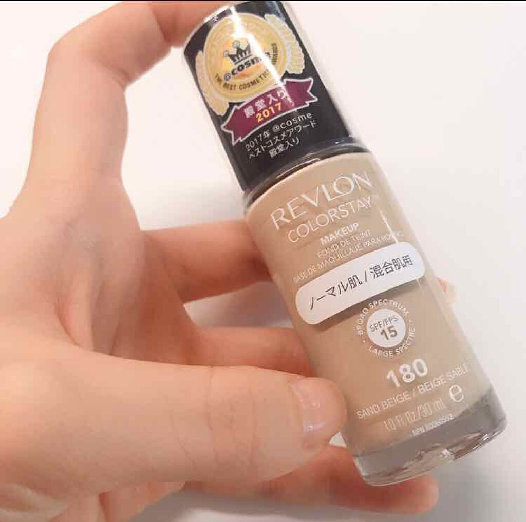 カラーステイ メイクアップ/REVLON/リキッドファンデーションを使ったクチコミ(1枚目)