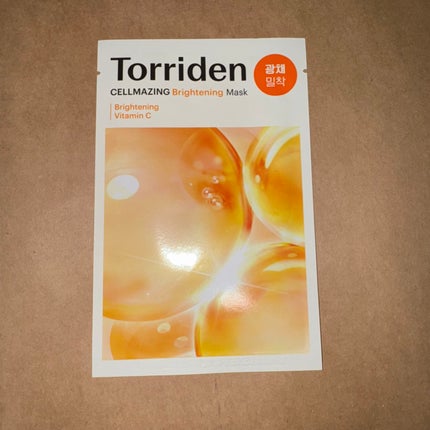 セルメイジング ビタC ブライトニングマスク/Torriden/シートマスク・パックを使ったクチコミ(1枚目)