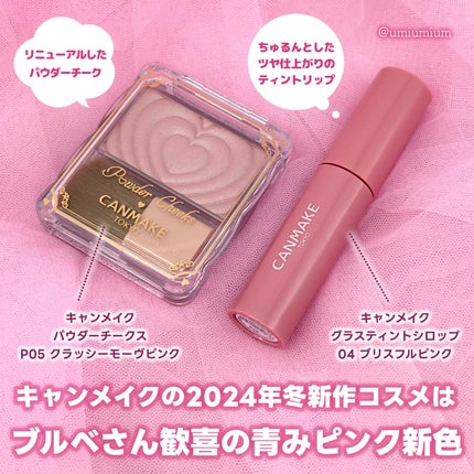 パウダーチークス/キャンメイク/パウダーチークを使ったクチコミ(2枚目)