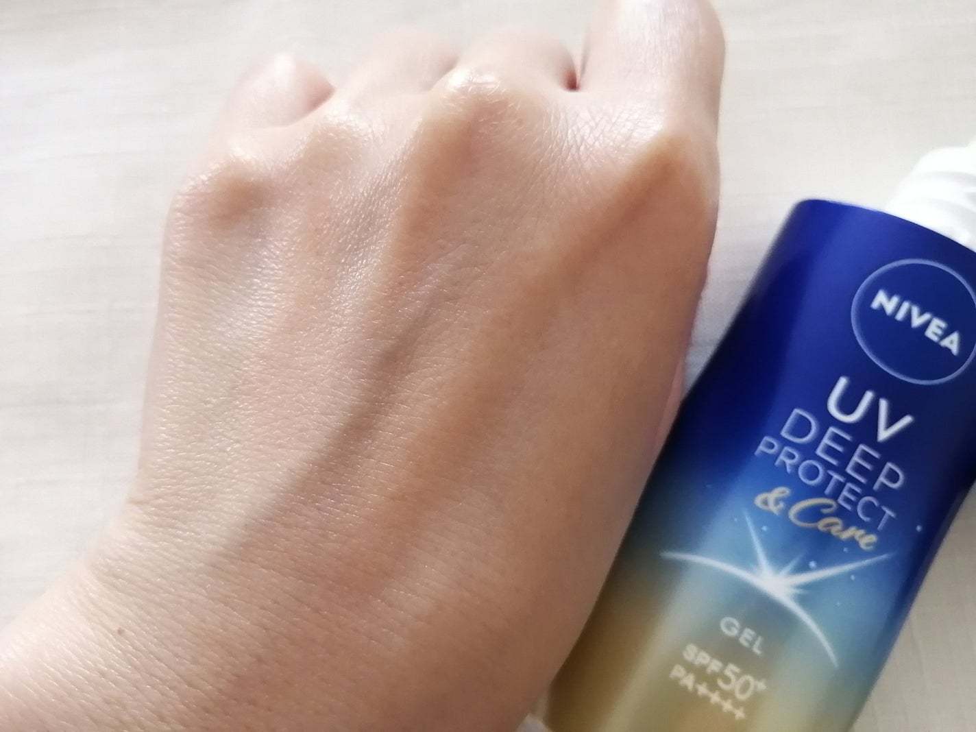 ニベアUV ディープ プロテクト&ケア ジェル/ニベア/日焼け止めジェルを使ったクチコミ(5枚目)