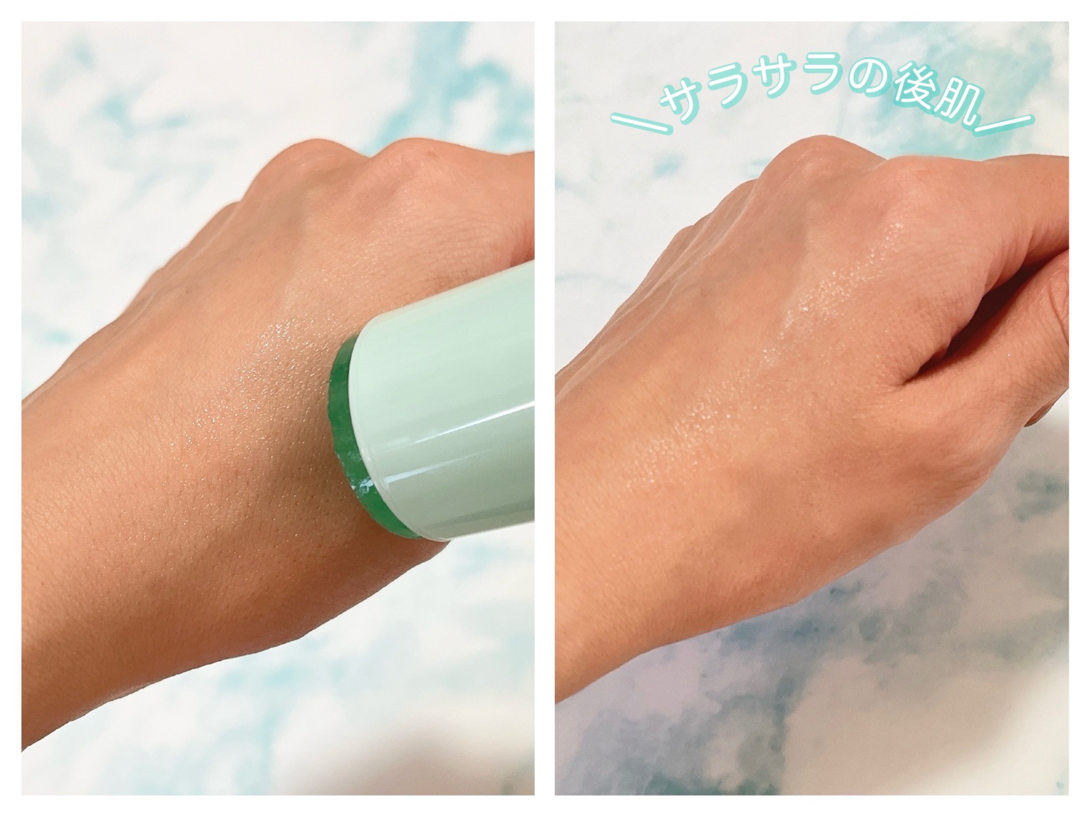 クリアサンスティック/By ttt./日焼け止めスティックを使ったクチコミ（3枚目）