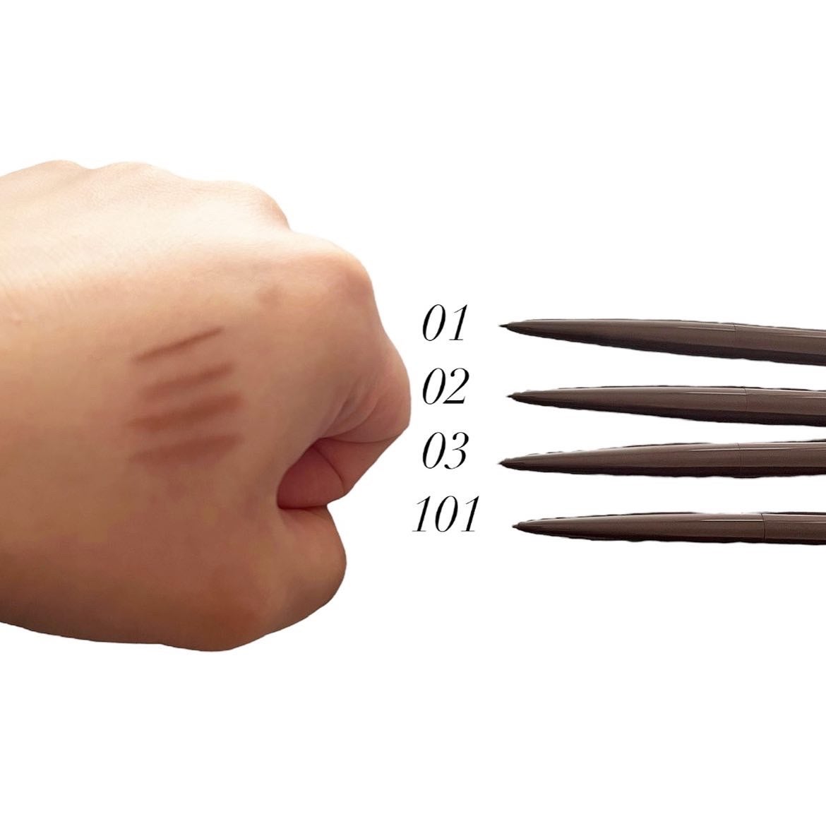 パウダリーアイブロウペンシル スリム/ミゼルエディ/アイブロウペンシルを使ったクチコミ(3枚目)