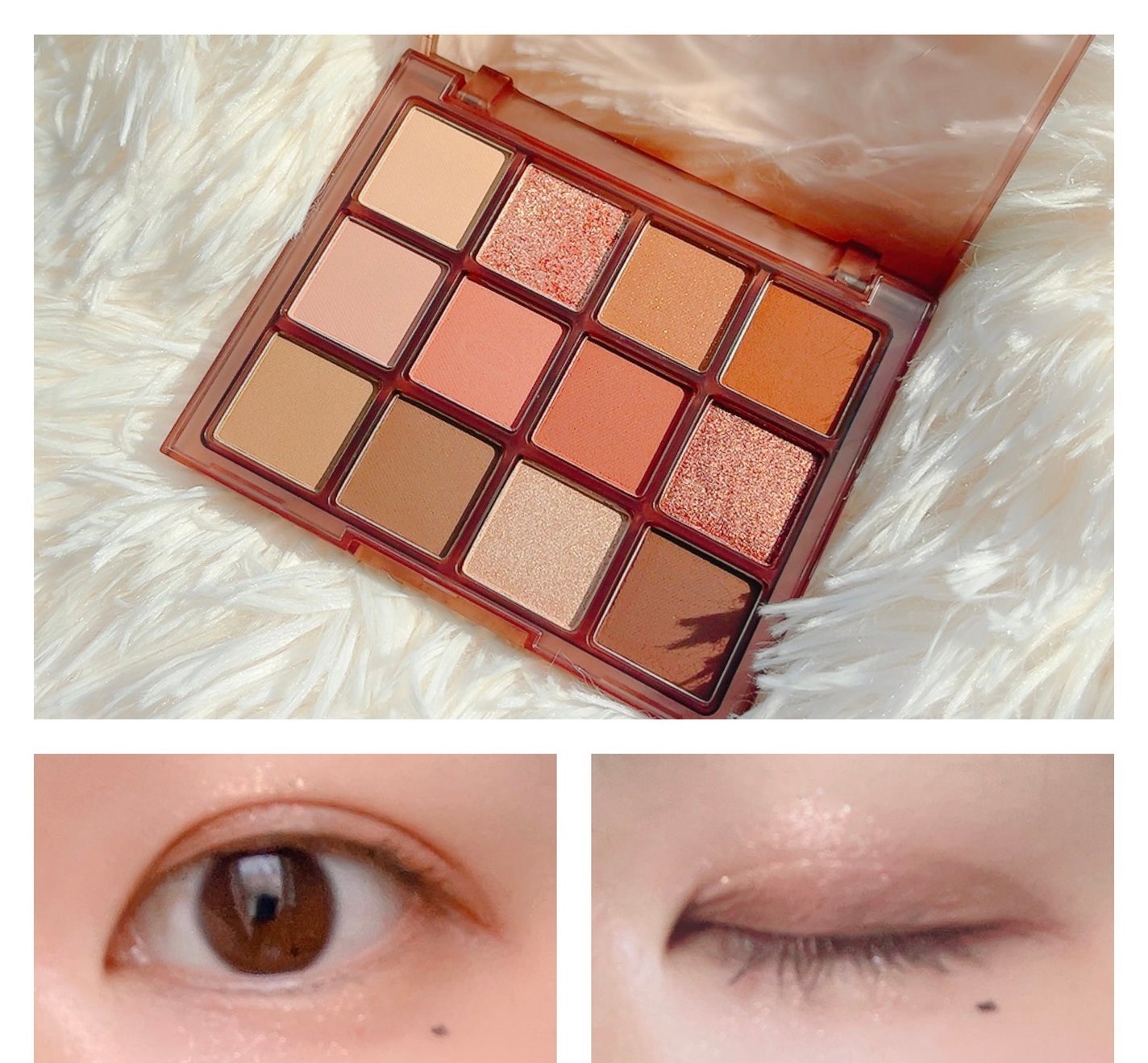 ホーリーモリーレイヤーパレット/HAKIT/アイシャドウパレットを使ったクチコミ(3枚目)