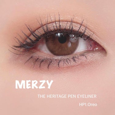 THE HERITAGE PEN EYELINER/MERZY/リキッドアイライナーを使ったクチコミ（1枚目）