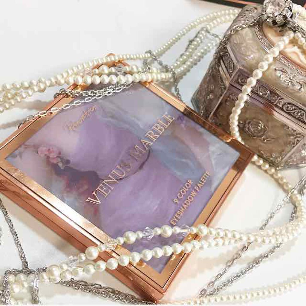 VenusMarble 9色アイシャドウパレット/Venus Marble/アイシャドウパレットを使ったクチコミ(1枚目)