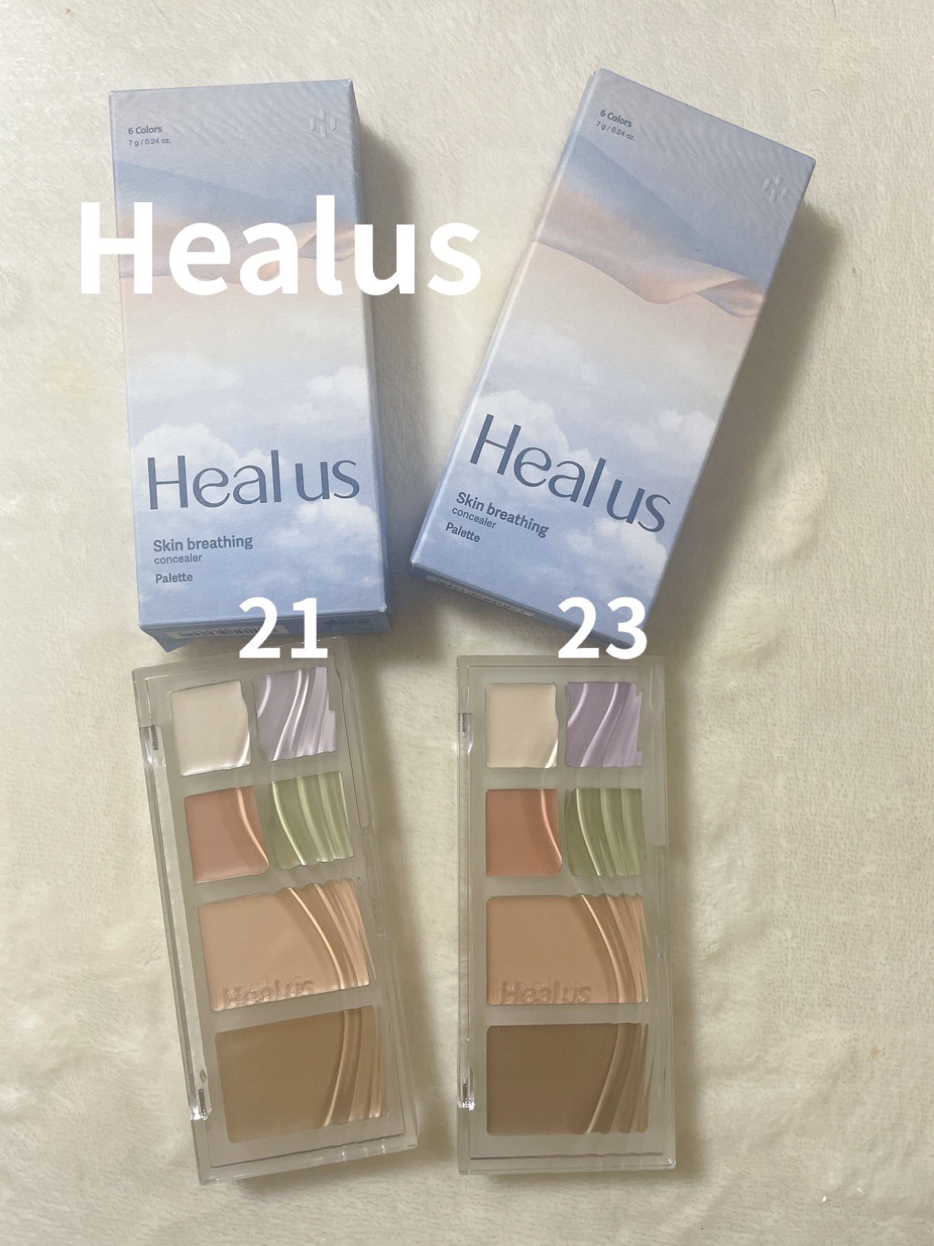 ブリージングコンシーラーパレット/Healus/パレットコンシーラーを使ったクチコミ（1枚目）