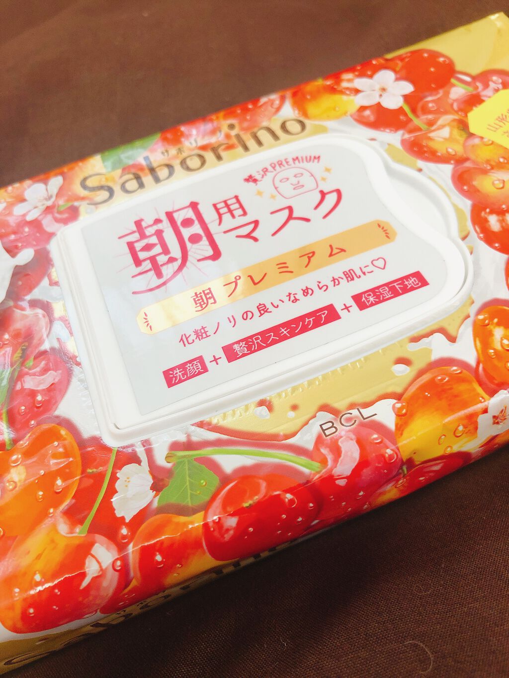 目ざまシート 朝プレミアムさくらんぼ 20/サボリーノ/シートマスク・パックを使ったクチコミ（1枚目）