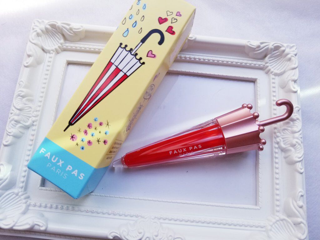 ウォーターアンブレラティント リップ/FAUX PAS PARIS/リップティントを使ったクチコミ（1枚目）