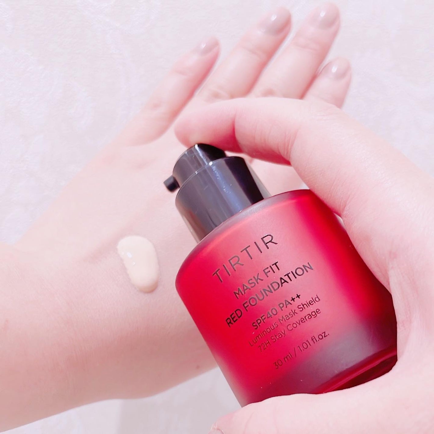 マスクフィットレッドファンデーション/TIRTIR(ティルティル)/リキッドファンデーションを使ったクチコミ(3枚目)