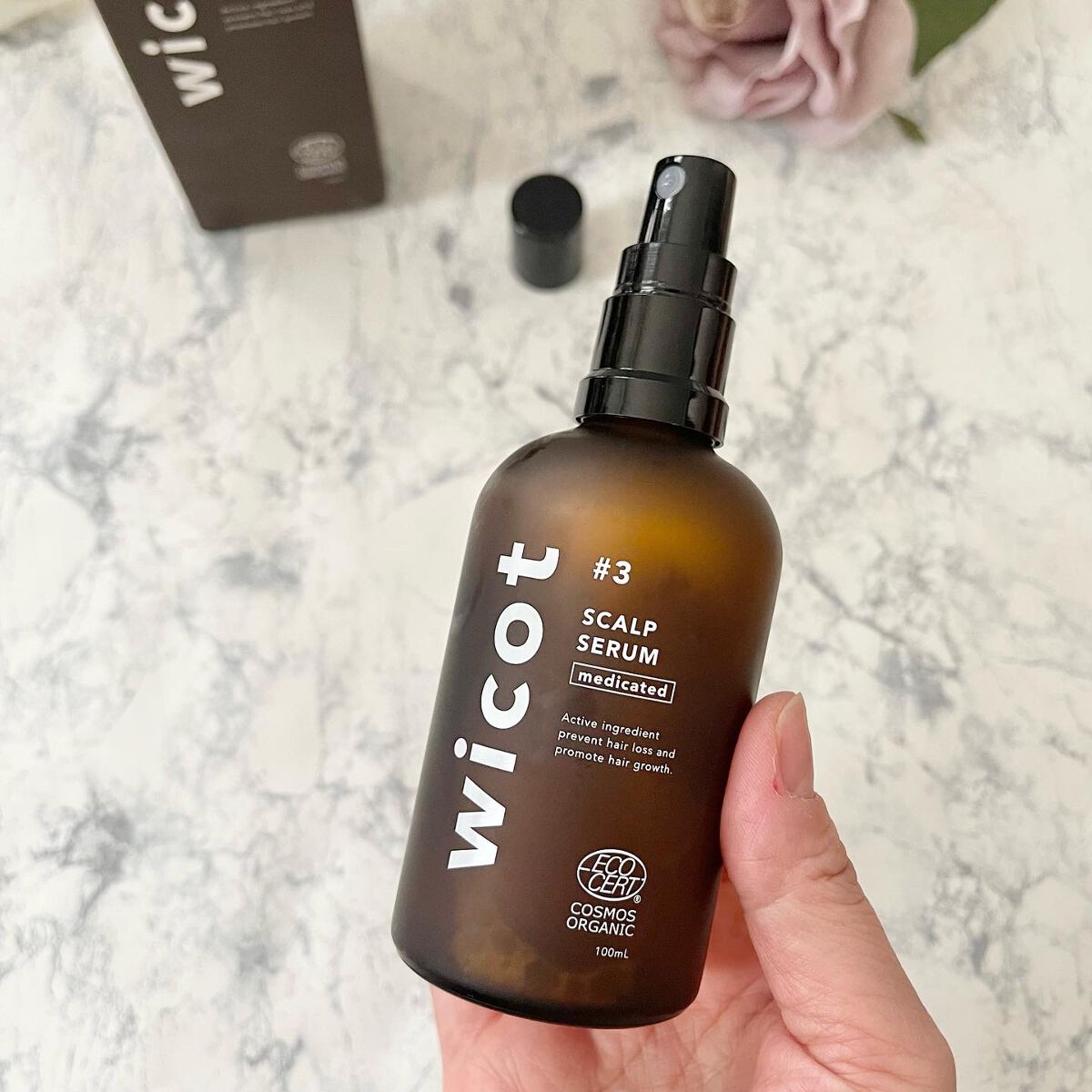 薬用スカルプセラム/wicot/頭皮ローションを使ったクチコミ(4枚目)