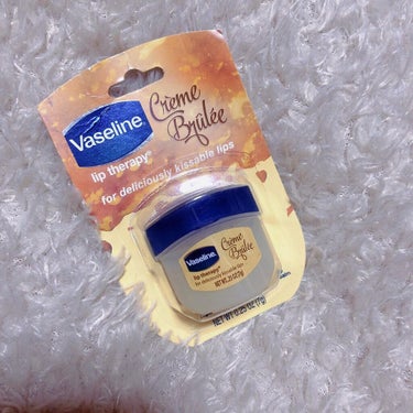 ヴァセリン リップ クレームブリュレのクチコミ「*
*
#vaseline
#ペトロリュームジェリーリップ
（クリームブュルレ）🍮
⁡
見た目.....」（1枚目）