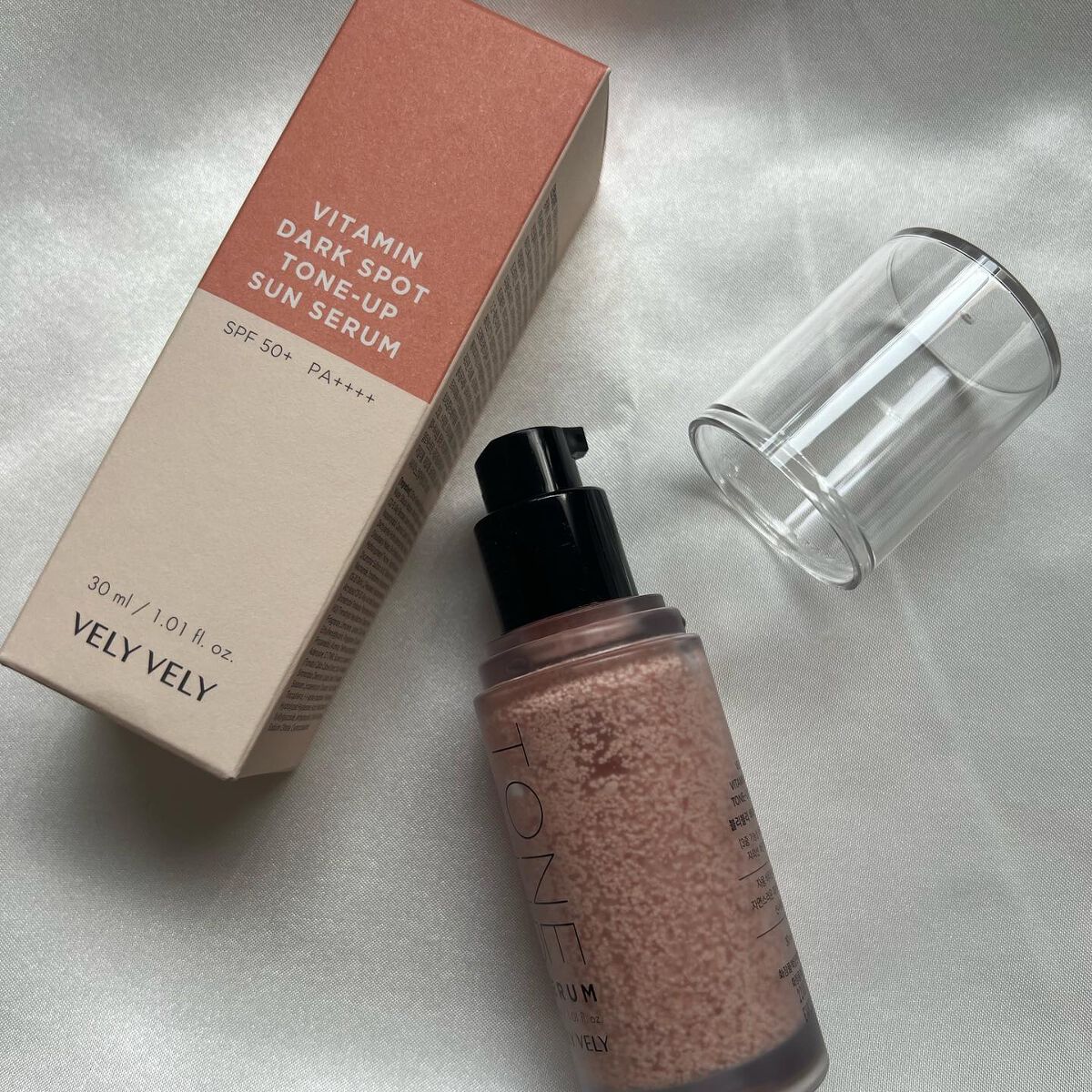 ビタミントーンアップサンセラム/VELY VELY/日焼け止めローションを使ったクチコミ(10枚目)