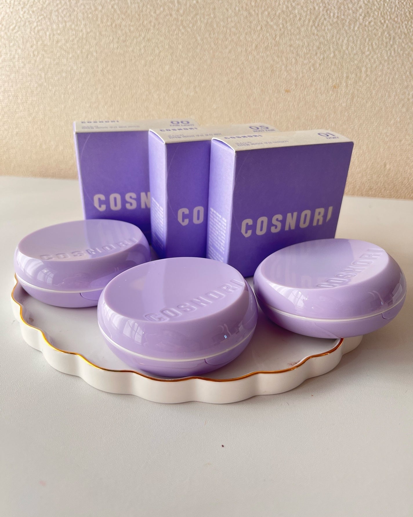 パンテノールバリアクッション/COSNORI/クッションファンデーションを使ったクチコミ(9枚目)