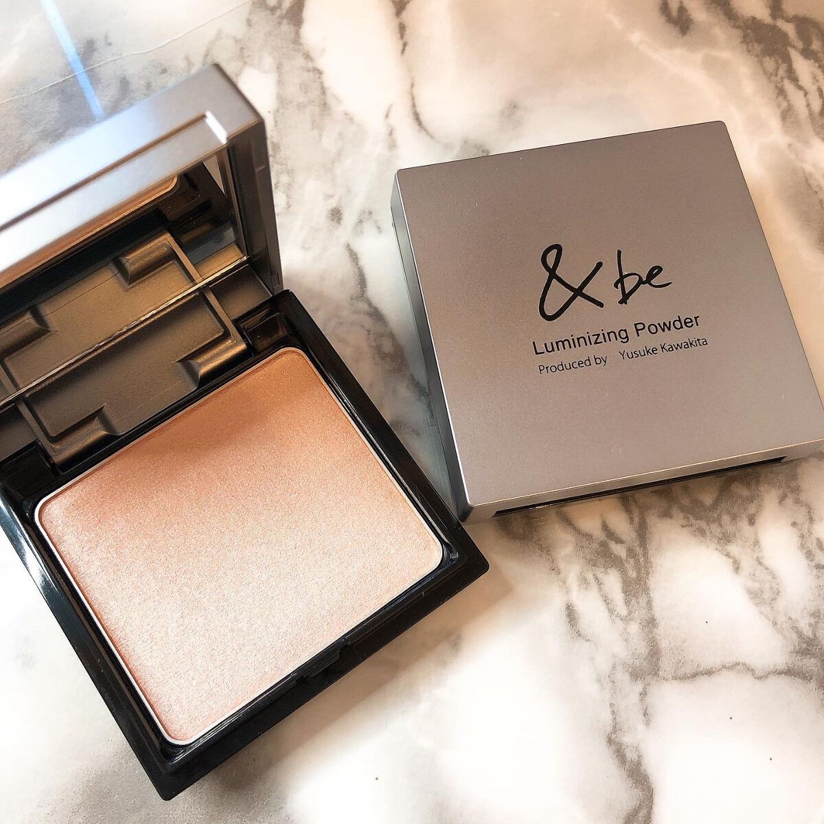 &be ルミナイジングパウダー/&be/パウダーハイライトを使ったクチコミ(2枚目)