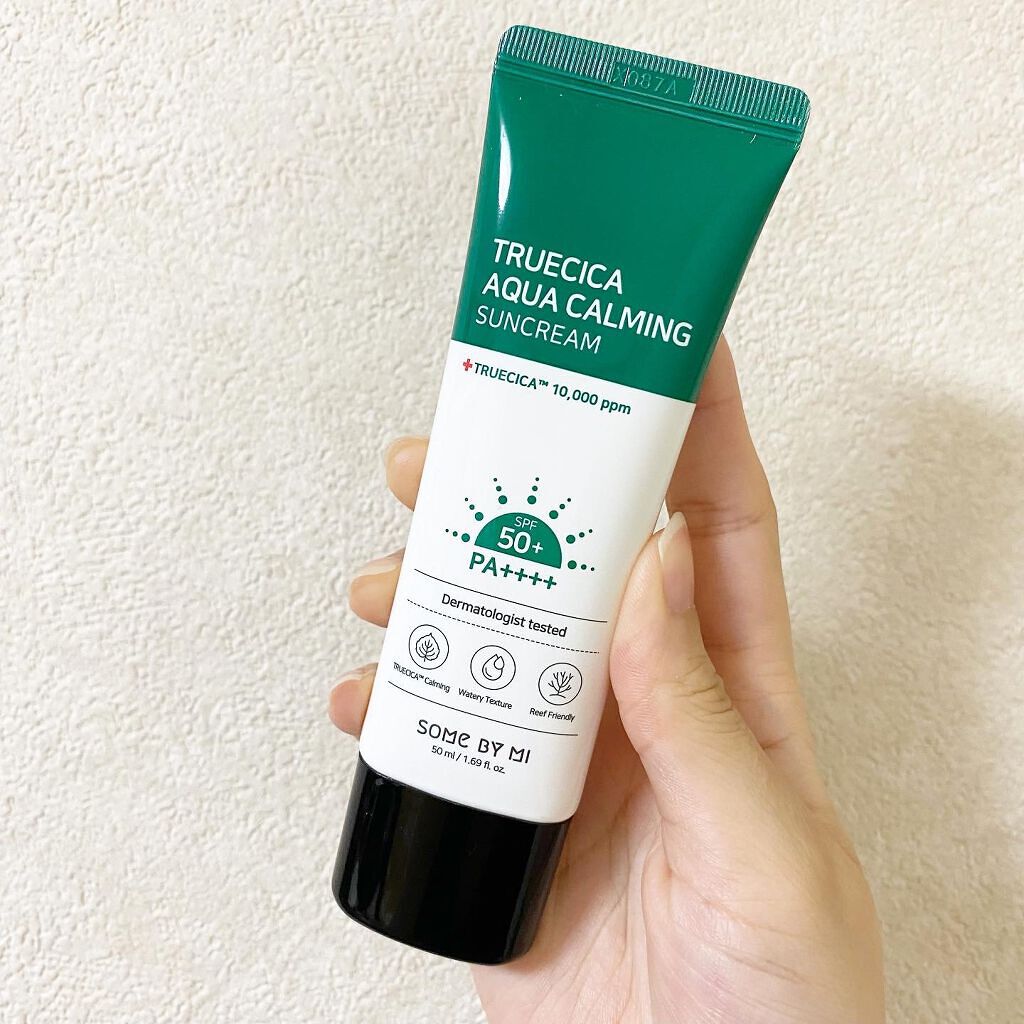 TRUECICA アクアカーミング日焼け止め/SOME BY MI/日焼け止めクリームを使ったクチコミ(6枚目)