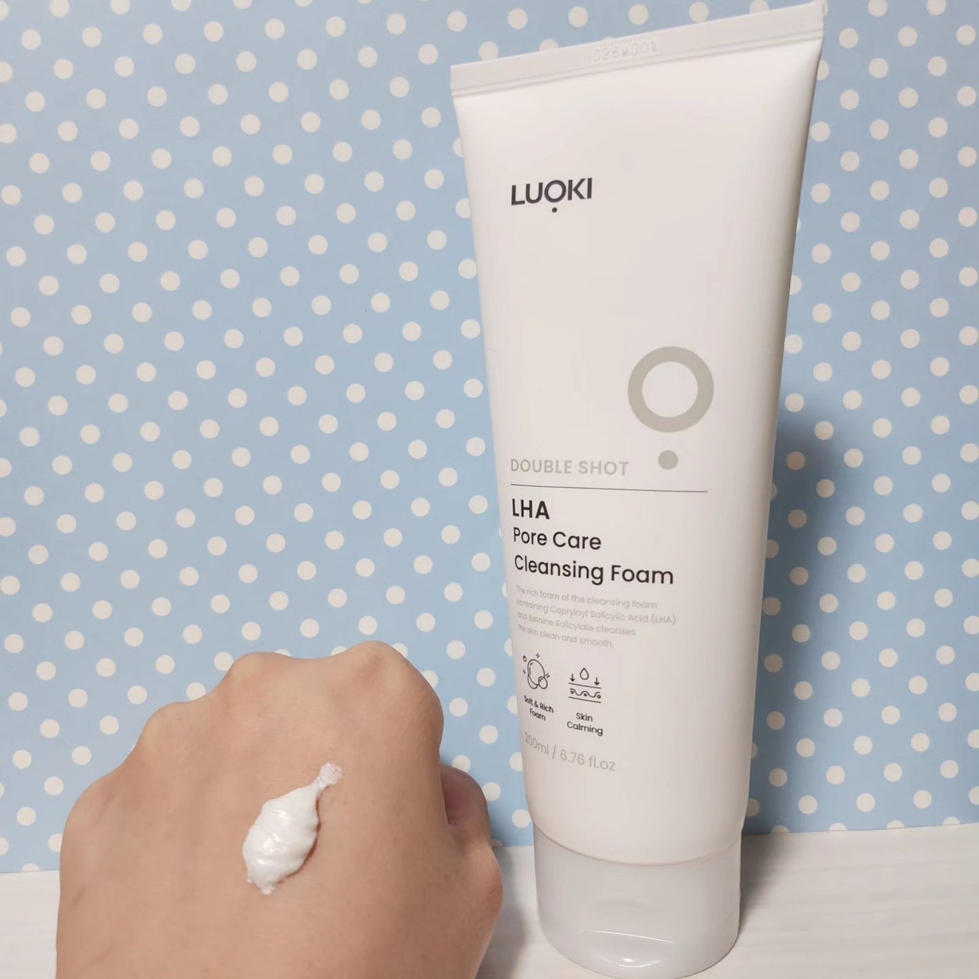ダブルショットLHA毛穴ケアクレンジングフォーム /LUOKI/クレンジングクリームを使ったクチコミ(3枚目)
