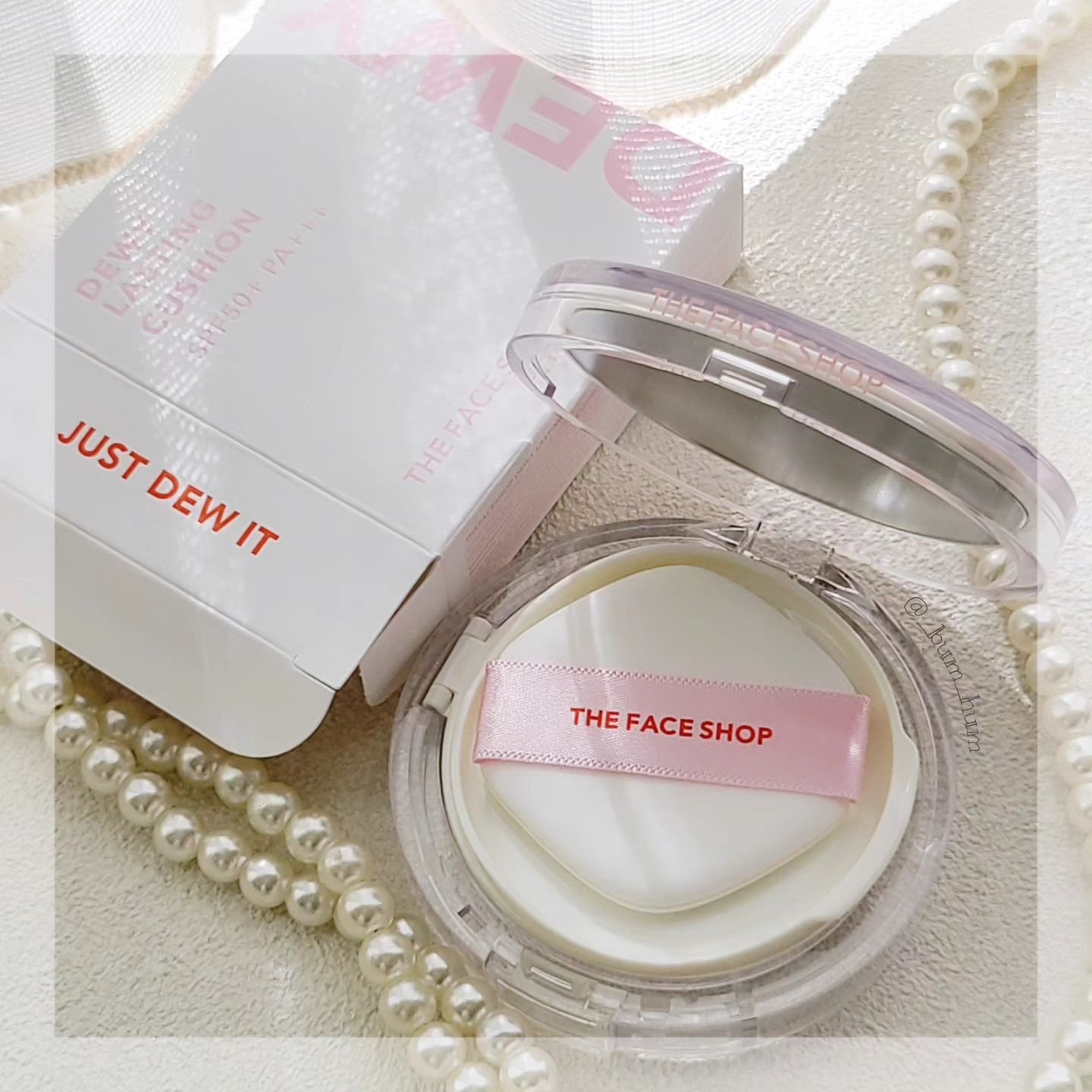 デューイーラスティングクッション/THE FACE SHOP/クッションファンデーションを使ったクチコミ（3枚目）