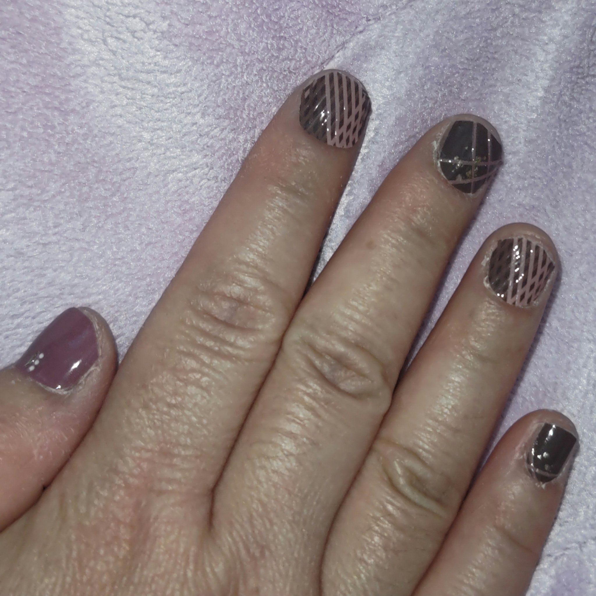 DAISO×紗々 UV GEL ネイルシール/DAISO/ネイルシールを使ったクチコミ（3枚目）