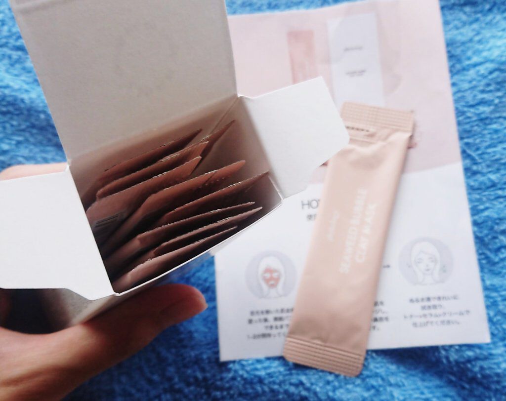 海藻（シーウィード）バブル クレイマスク/phykology/洗い流すパック・マスクを使ったクチコミ（2枚目）