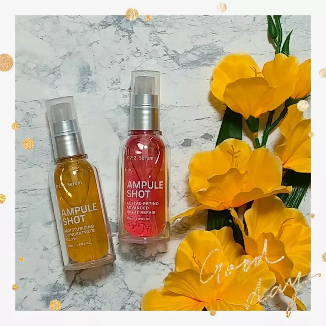 モイスチャーライジング コンセントレートグロウ セラム/AMPULE SHOT/美容液を使ったクチコミ(6枚目)