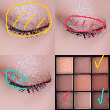 UR GLAM　BLOOMING EYE COLOR PALETTE/U R GLAM/アイシャドウパレットを使ったクチコミ（2枚目）