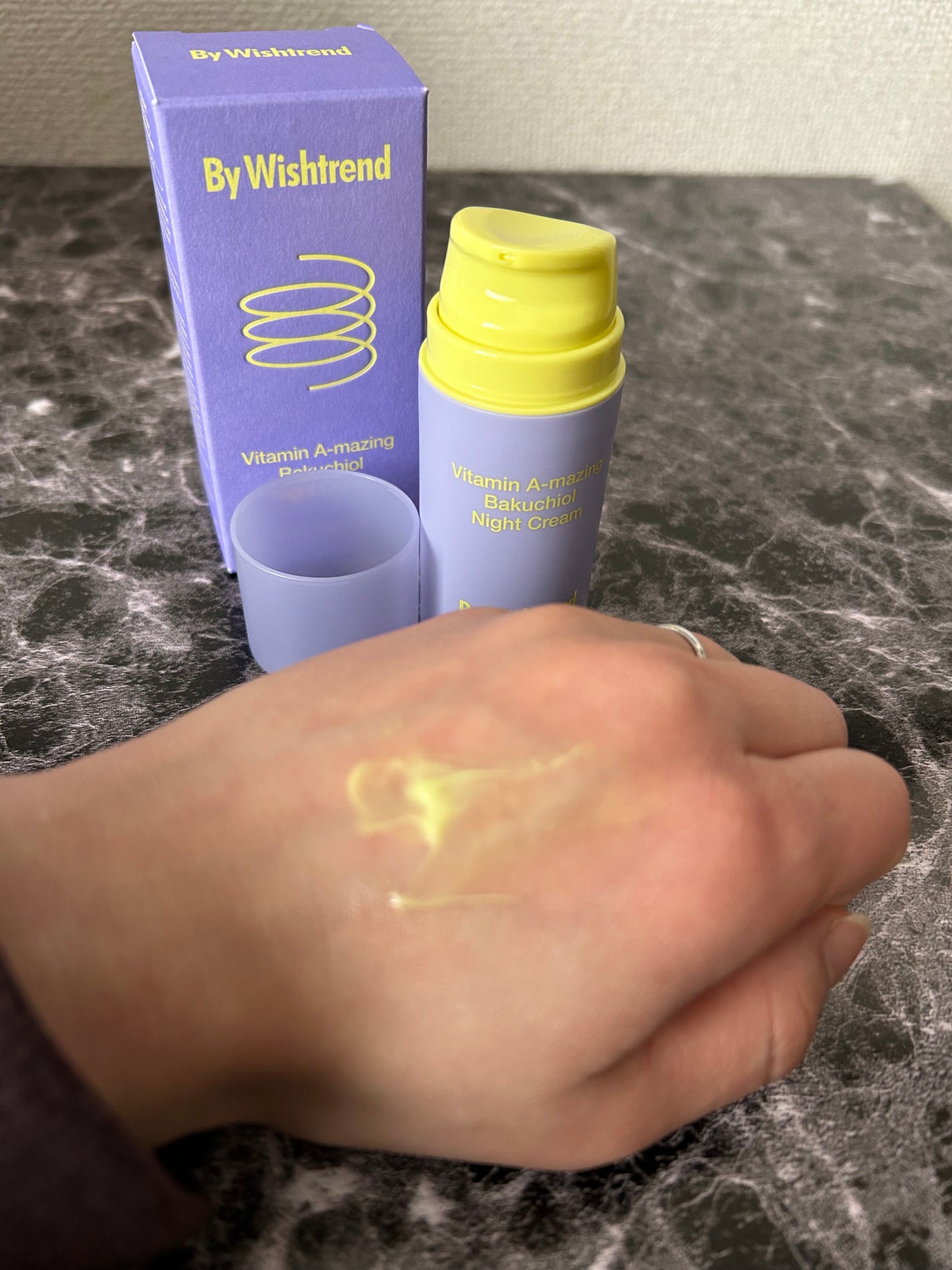 ビタミンA-mazingバクチオールナイトクリーム/By Wishtrend/フェイスクリームを使ったクチコミ(4枚目)