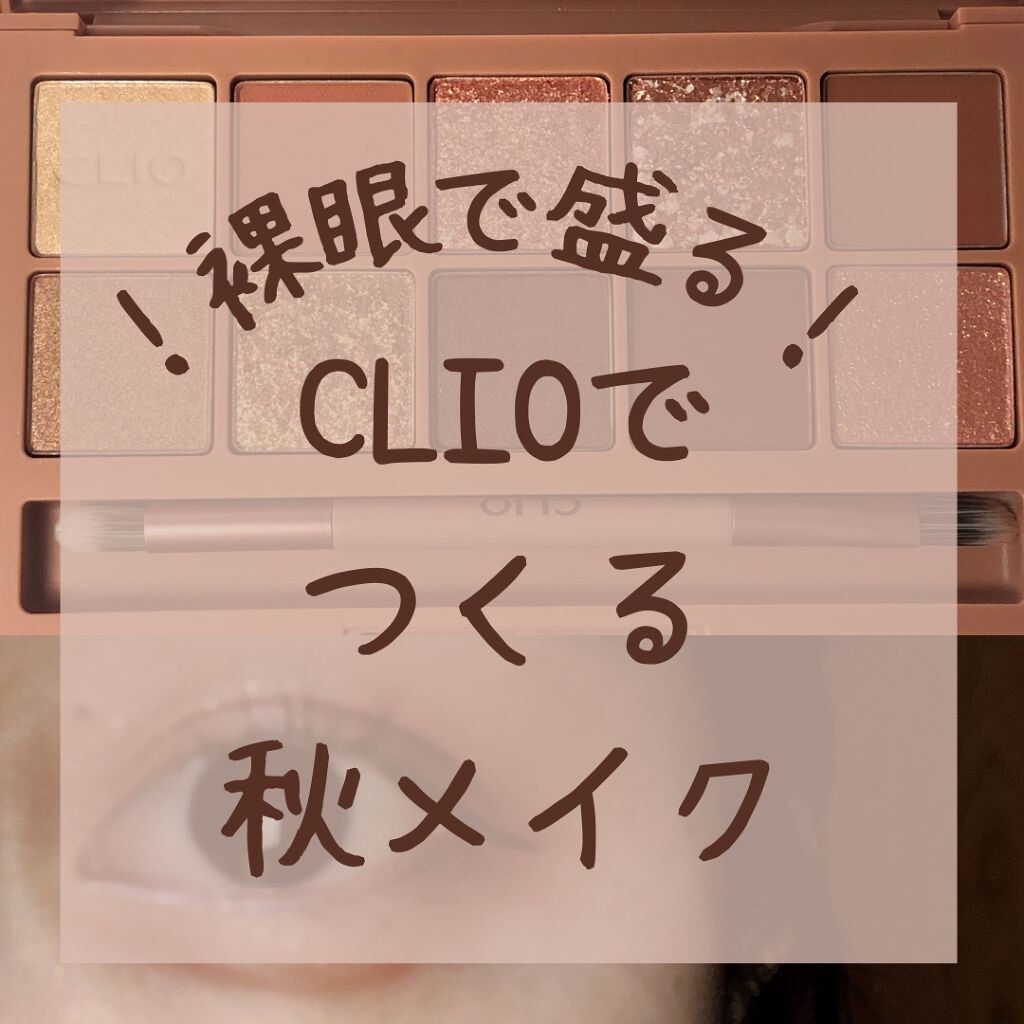 プロ アイ パレット/CLIO/アイシャドウパレットを使ったクチコミ（1枚目）