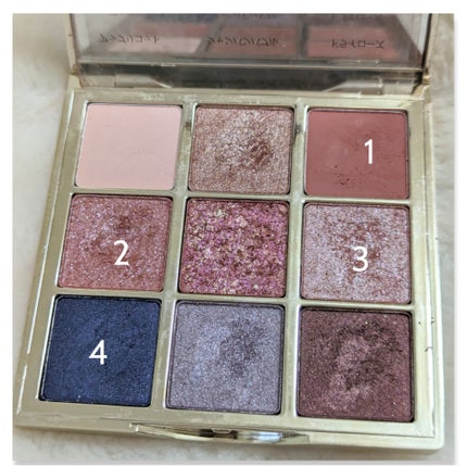 長相思シリーズ 9色アイシャドウパレット C08 モランディ/CATKIN/アイシャドウパレットを使ったクチコミ(3枚目)