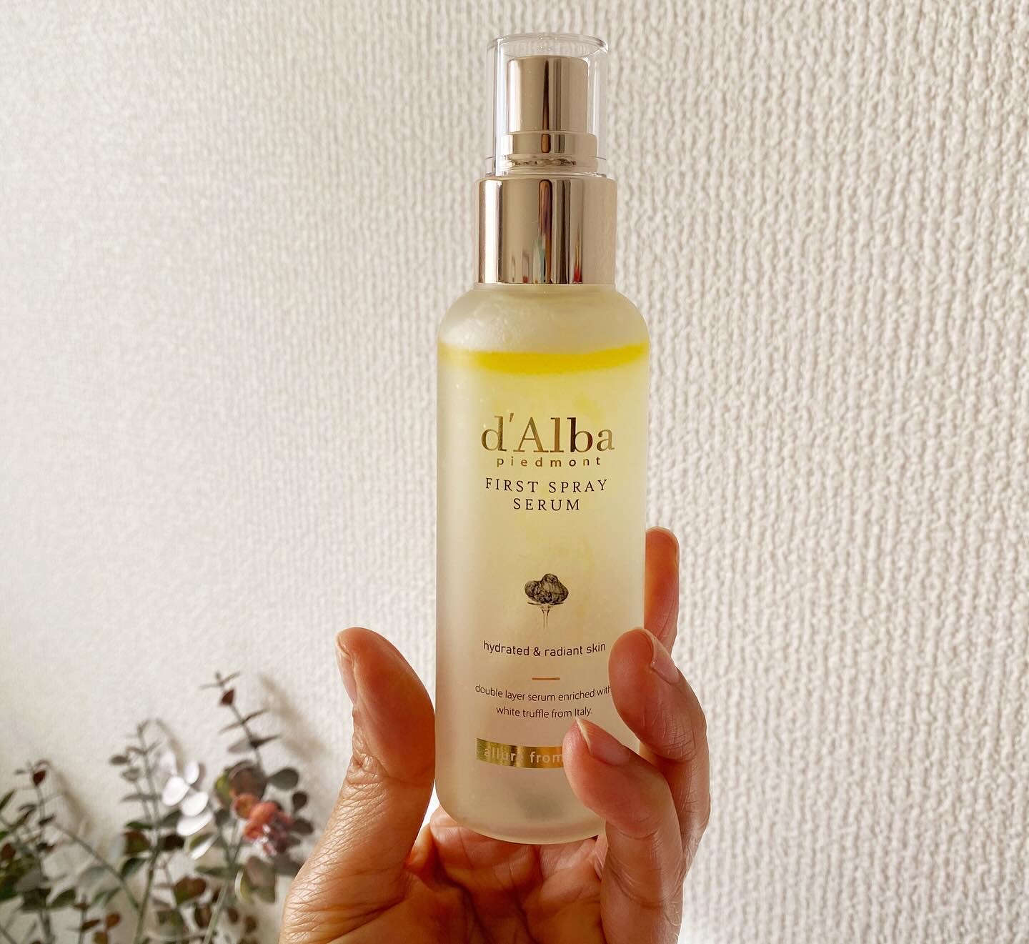 ダルバ ホワイトトリュフファーストスプレーセラム/ダルバ/ミスト状化粧水を使ったクチコミ（3枚目）