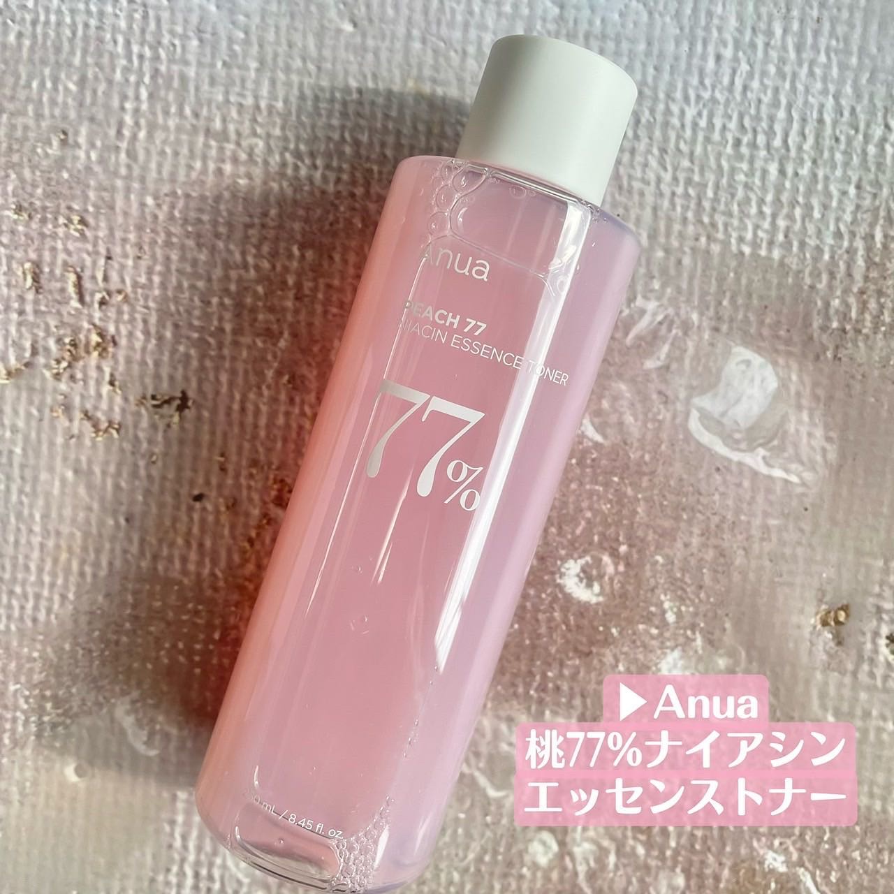 桃77％ナイアシンエッセンストナー 250ml/Anua/化粧水を使ったクチコミ（2枚目）